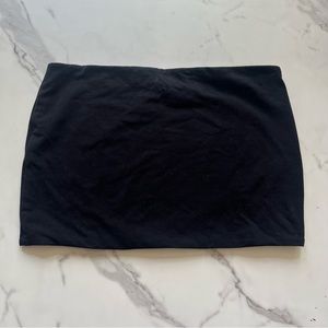 I am gia black mini skirt
